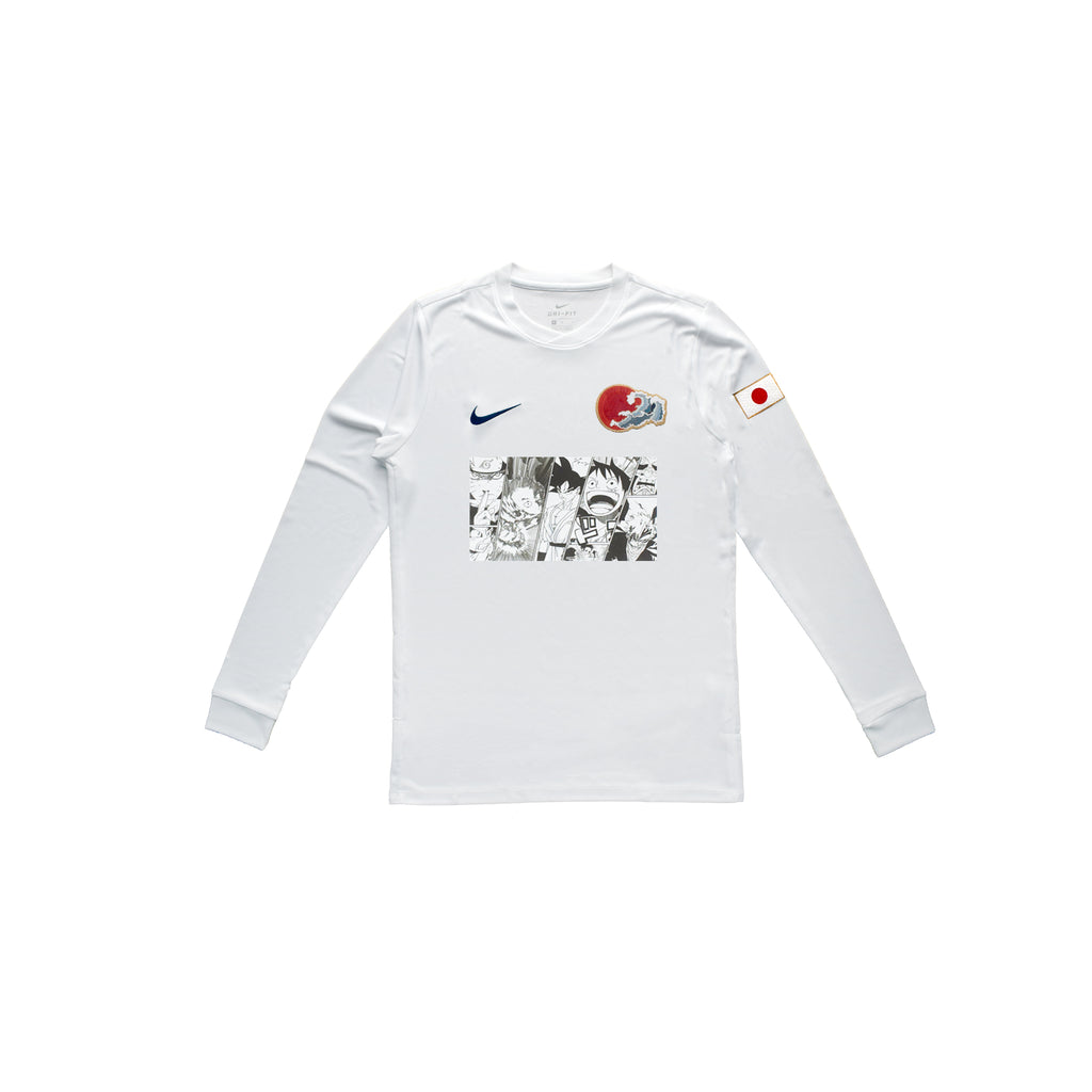 Shounen Kanji Jersey - White LS